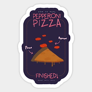 PEPPERONI PIZZA Sticker